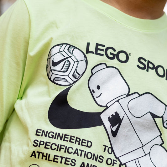NIKE X LEGO TEE LIME TOY KIDS