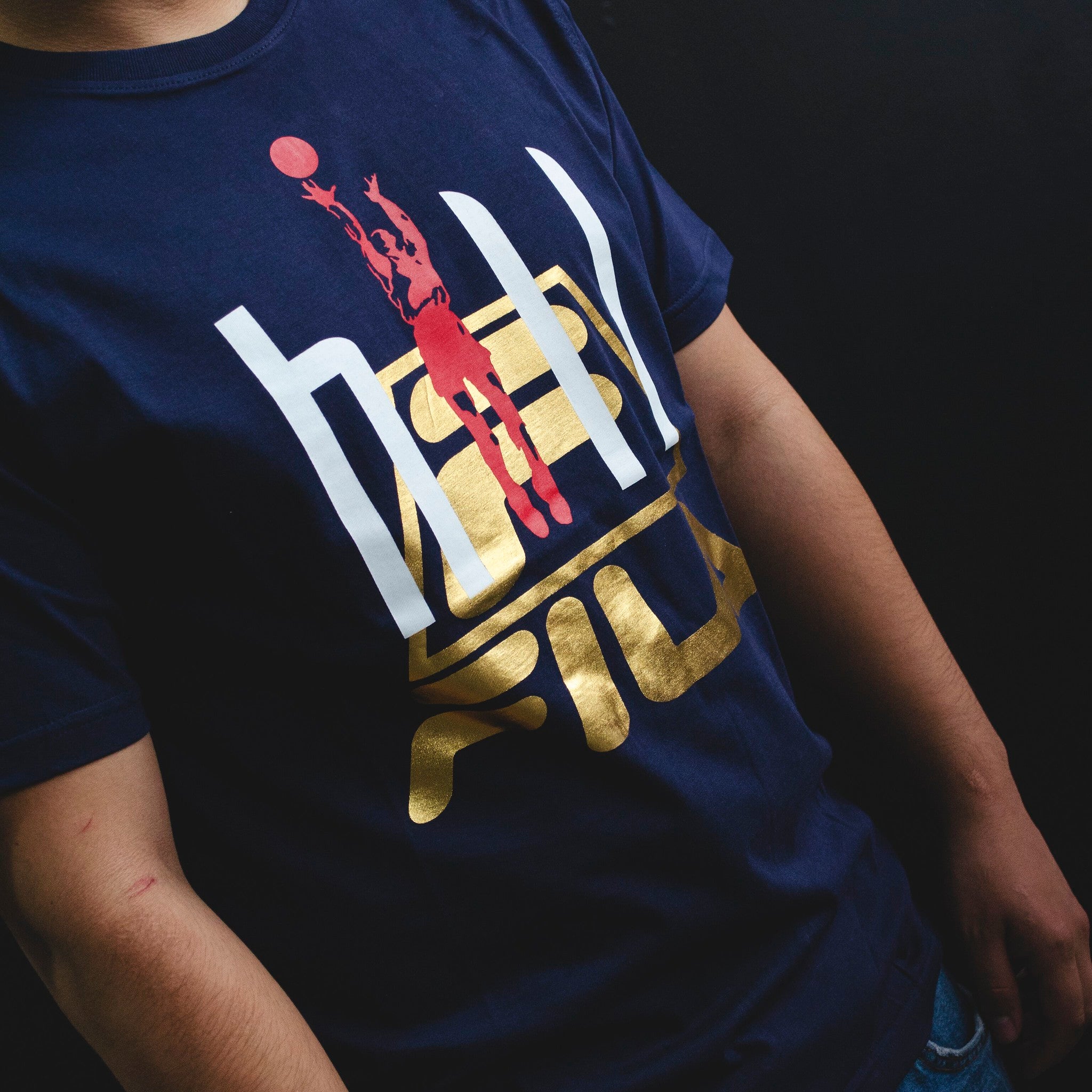 FILA PLAYERA GRAND HILL CORTA AZUL