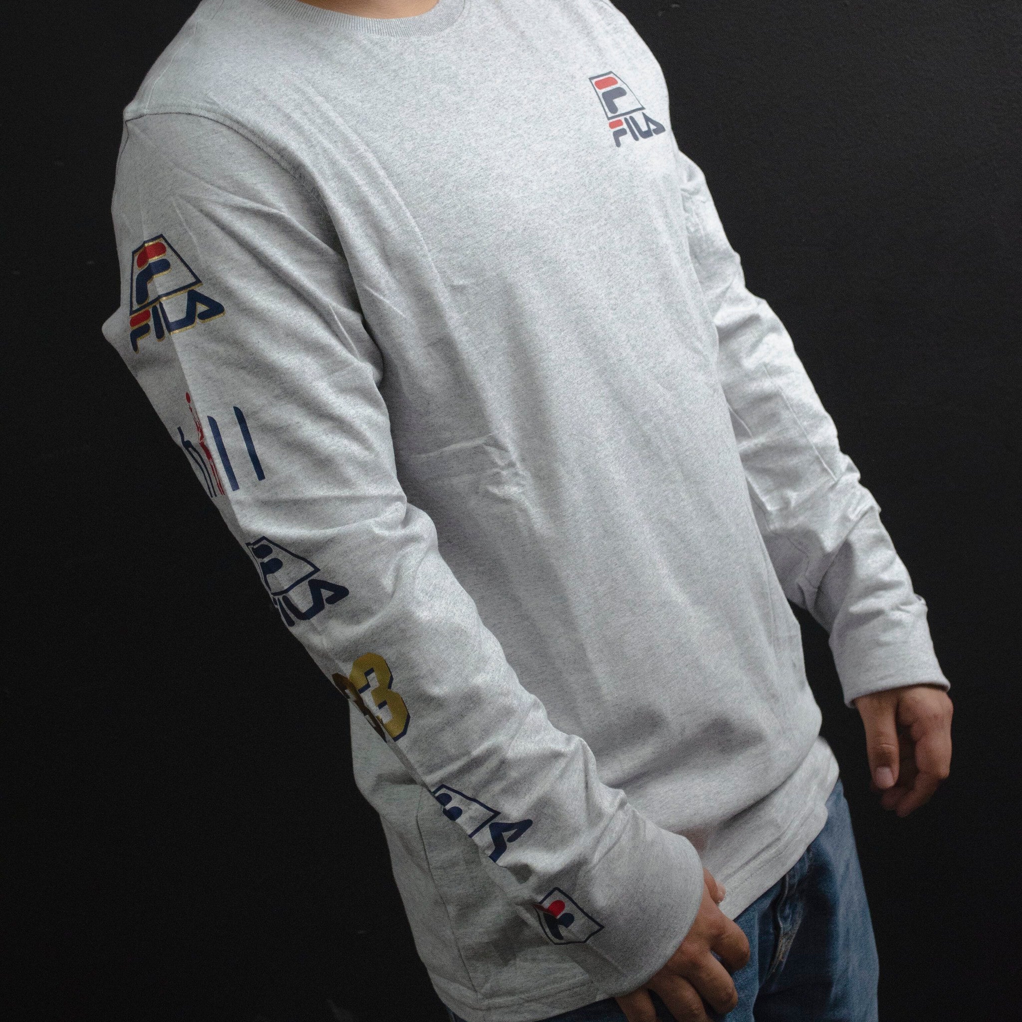 FILA PLAYERA GRAND HILL LARGA GRIS