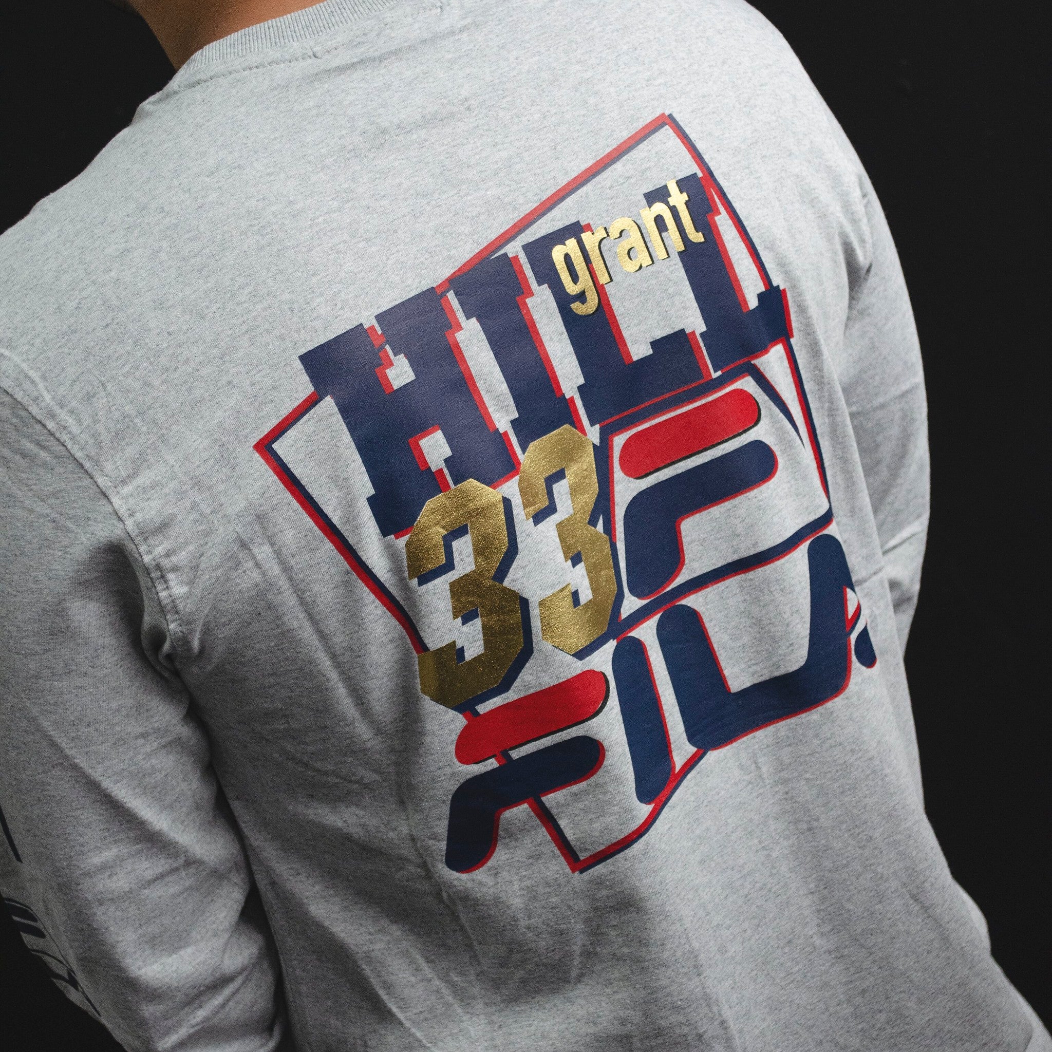 FILA PLAYERA GRAND HILL LARGA GRIS