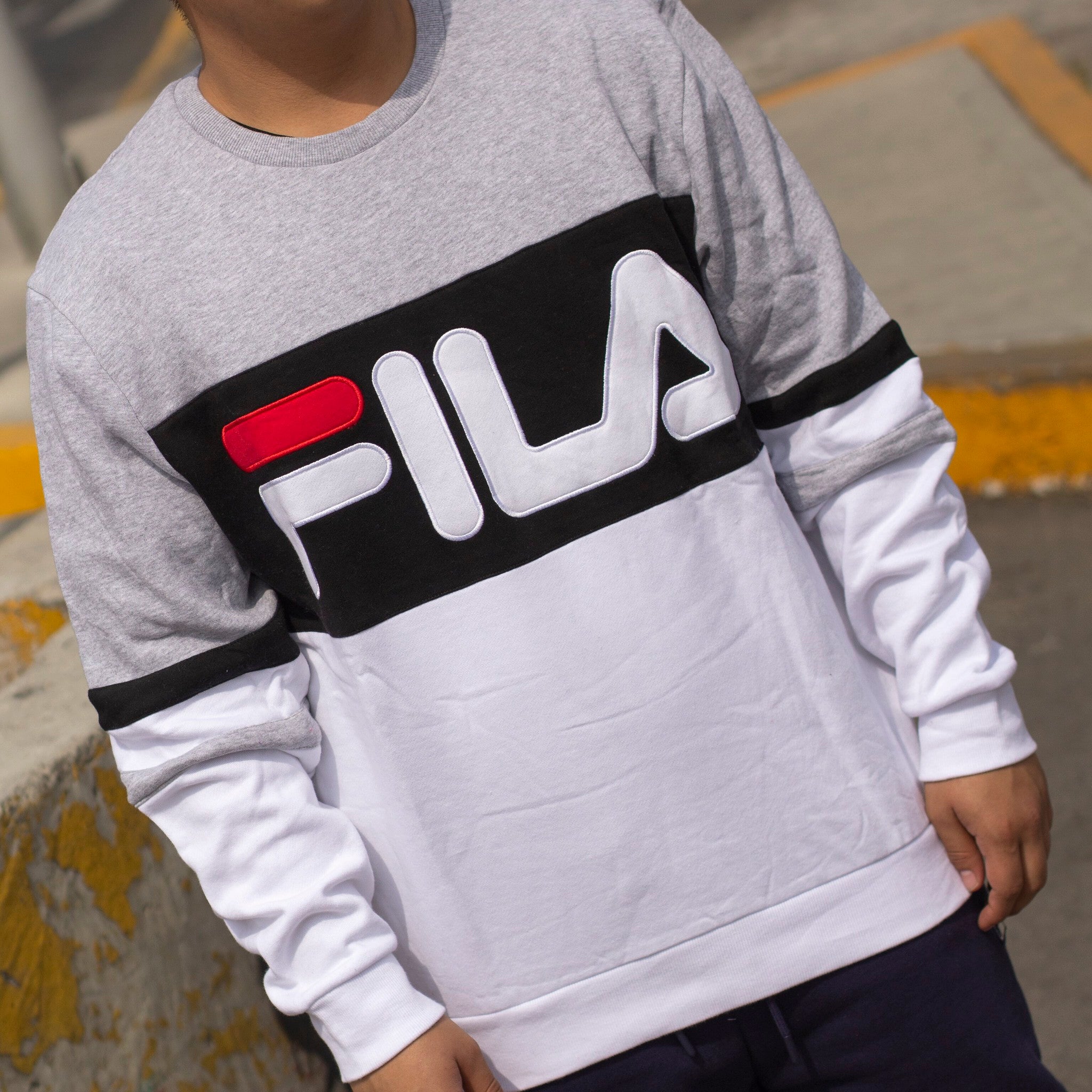 FILA CREW GRIS BOX