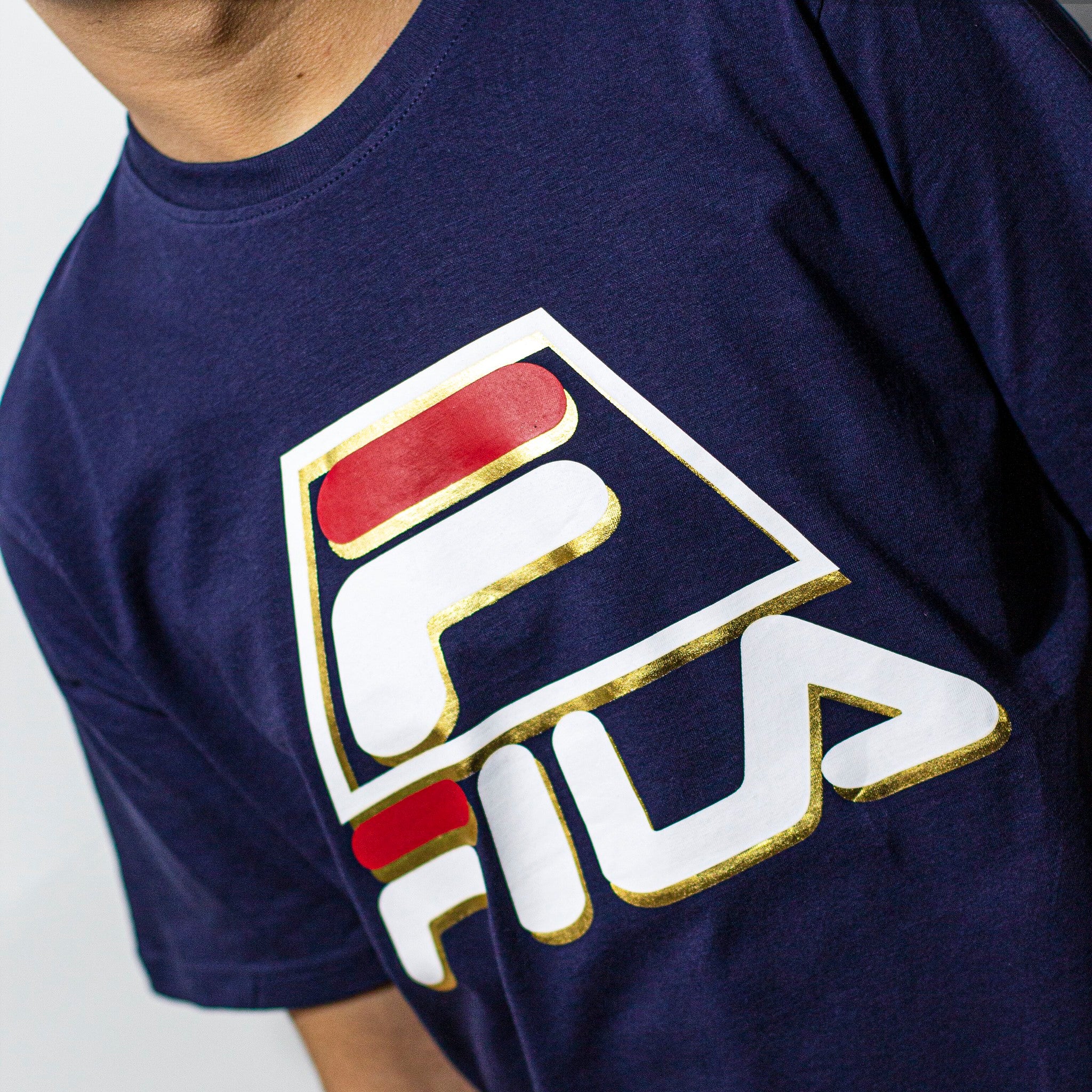 FILA PLAYERA GRAND HILL AZUL ICON