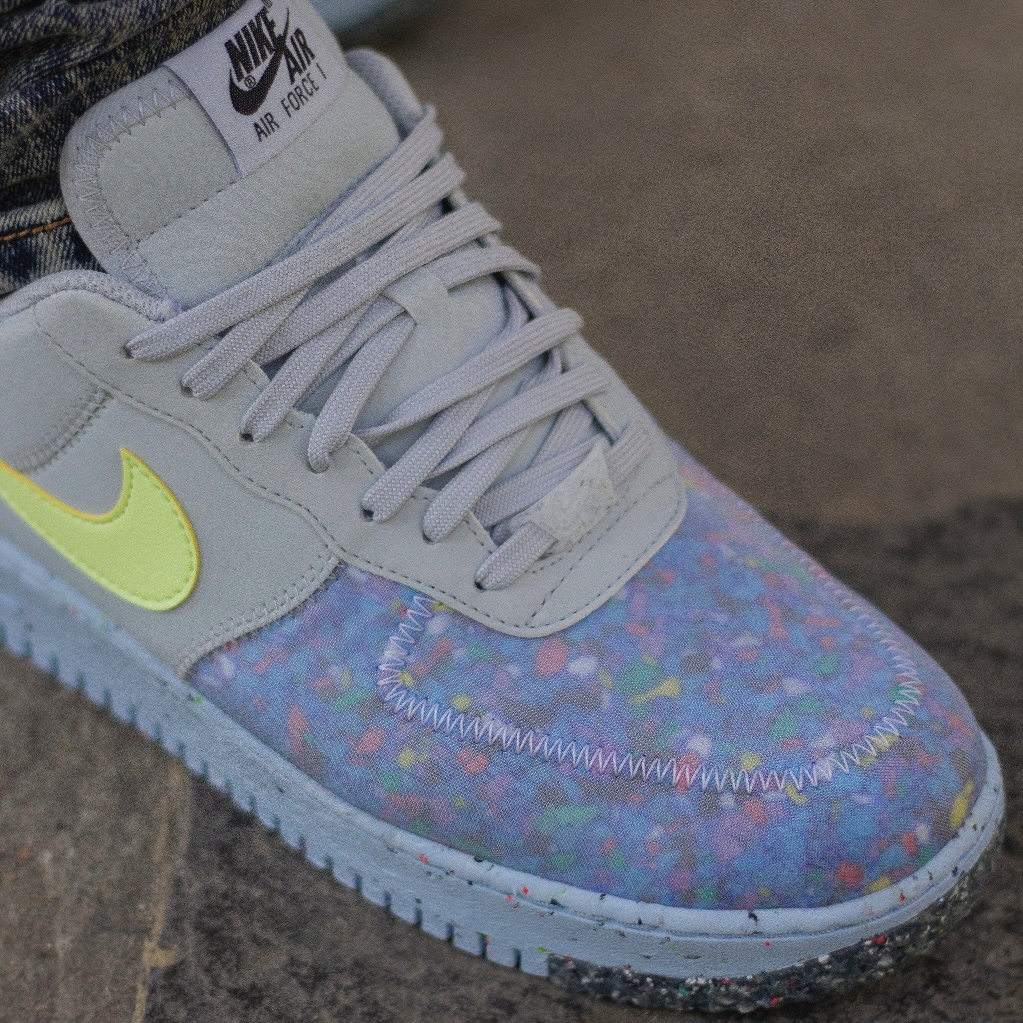 NIKE AIR FORCE CRATER GREY VOLT