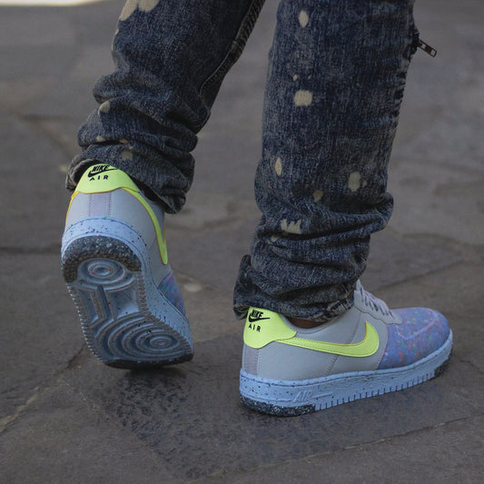NIKE AIR FORCE ONE CRATER GREY VOLT W