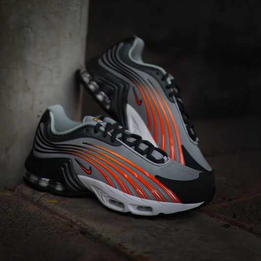 NIKE AIR MAX 2 PLUS LIGHT SMOKE GREY ORANGE