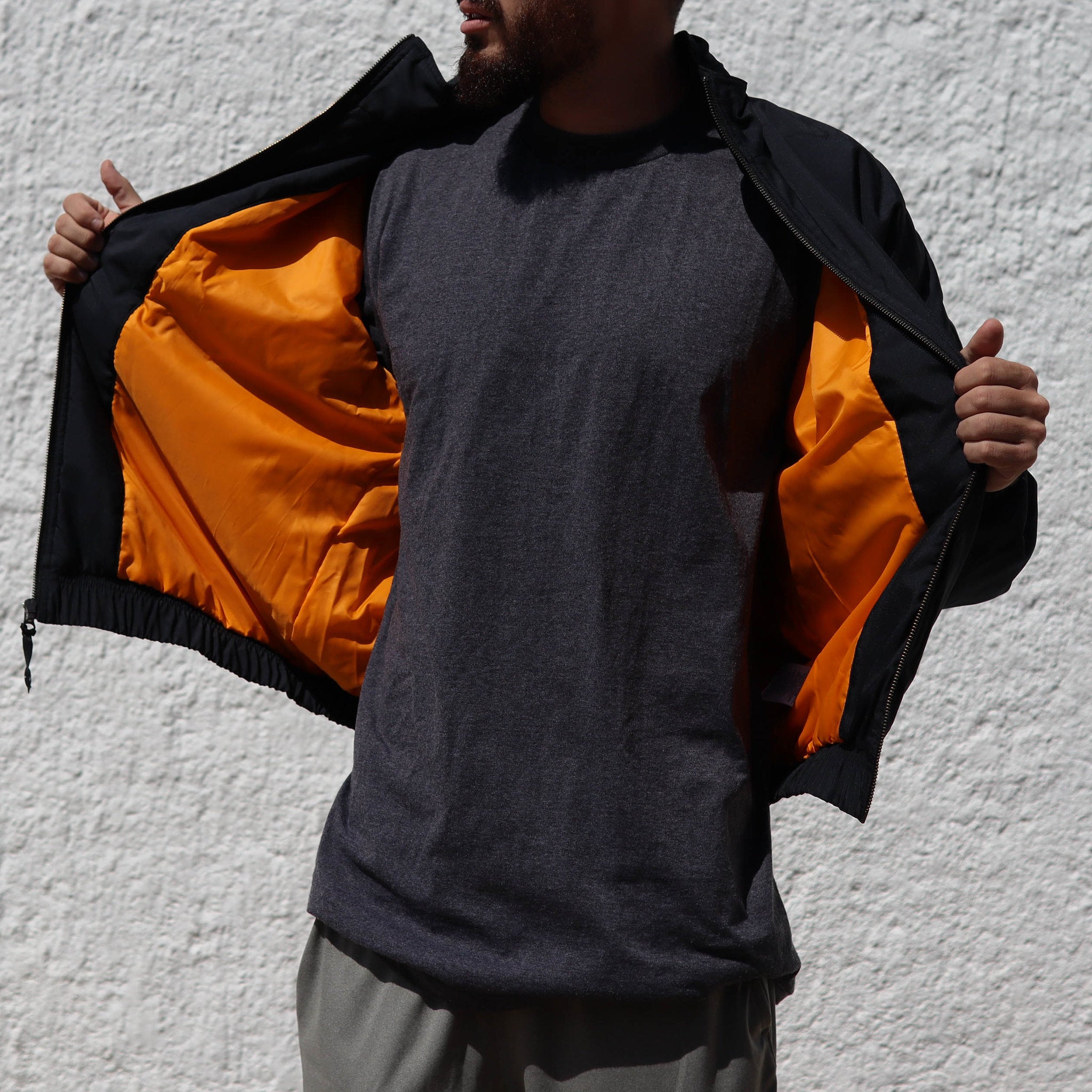 NIKE BOMBER JACKET BLACK SOLO SWOOSH