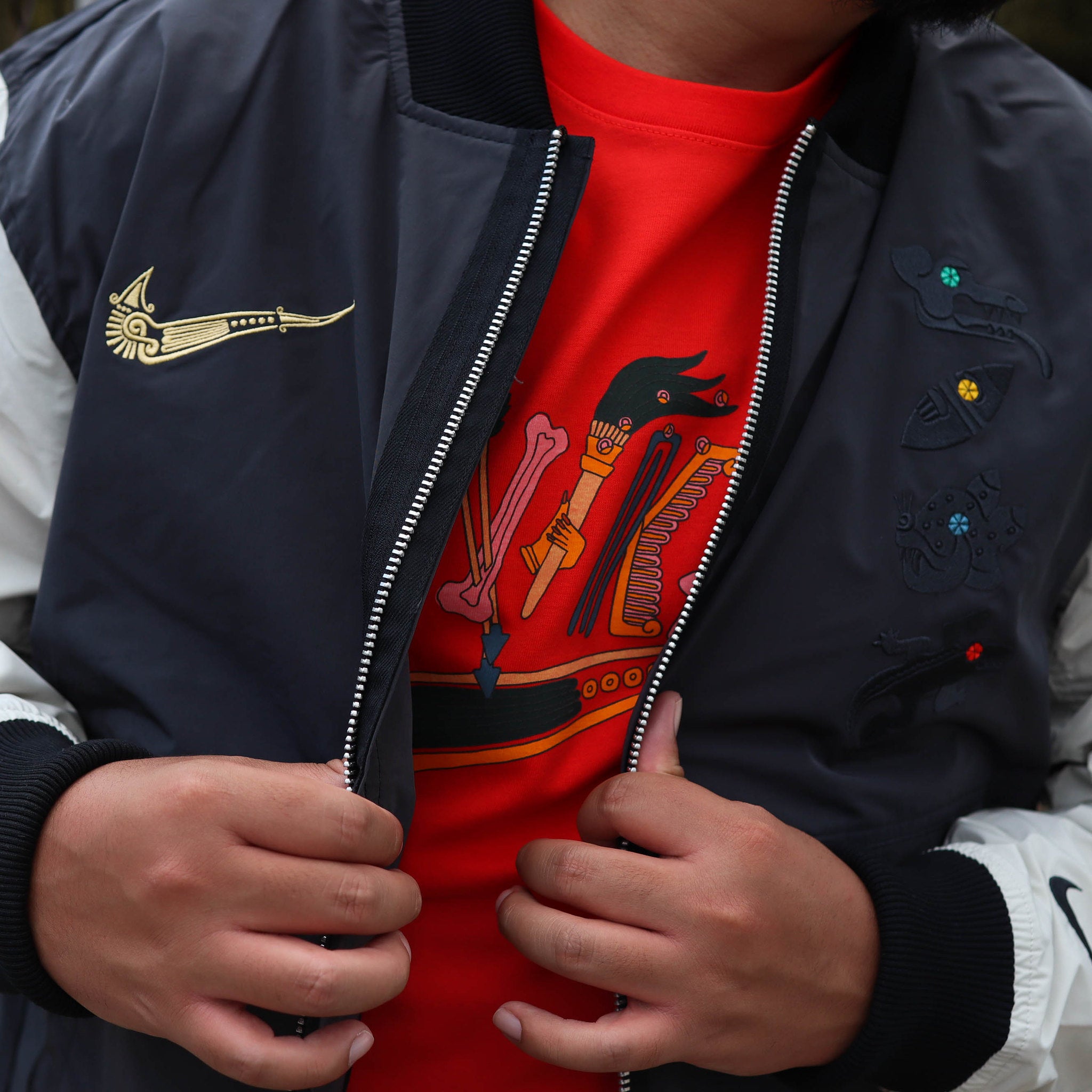 NIKE JACKET BOMBER DIA DE MUERTOS