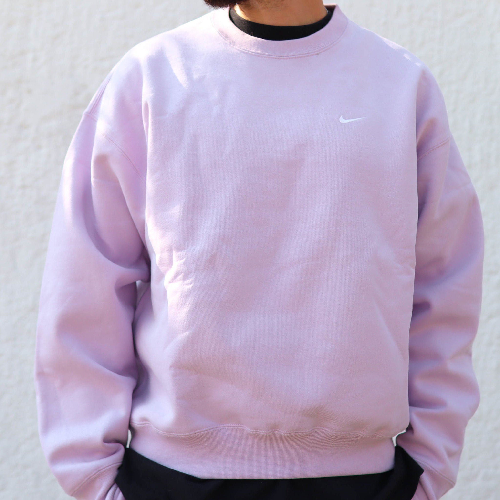 NIKE CREW SOLO SWOOSH BABY PURPLE