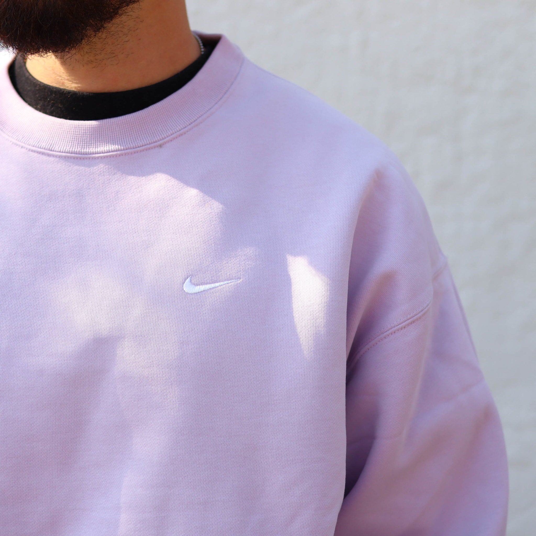 NIKE CREW SOLO SWOOSH BABY PURPLE