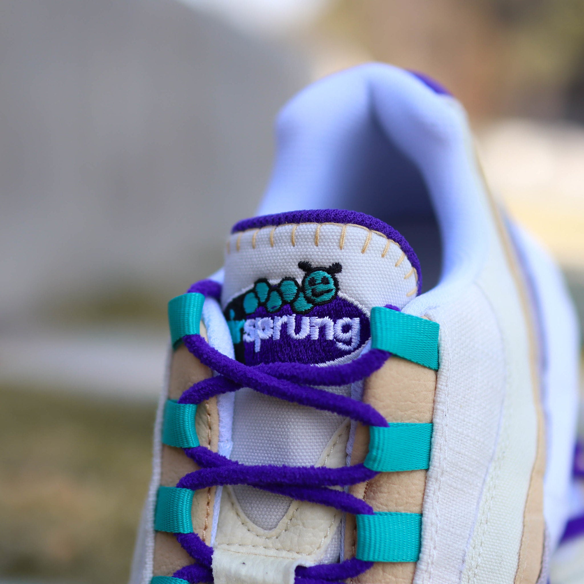 NIKE AIR MAX 95 AIR SPRUNG 95 SAIL PURPLE