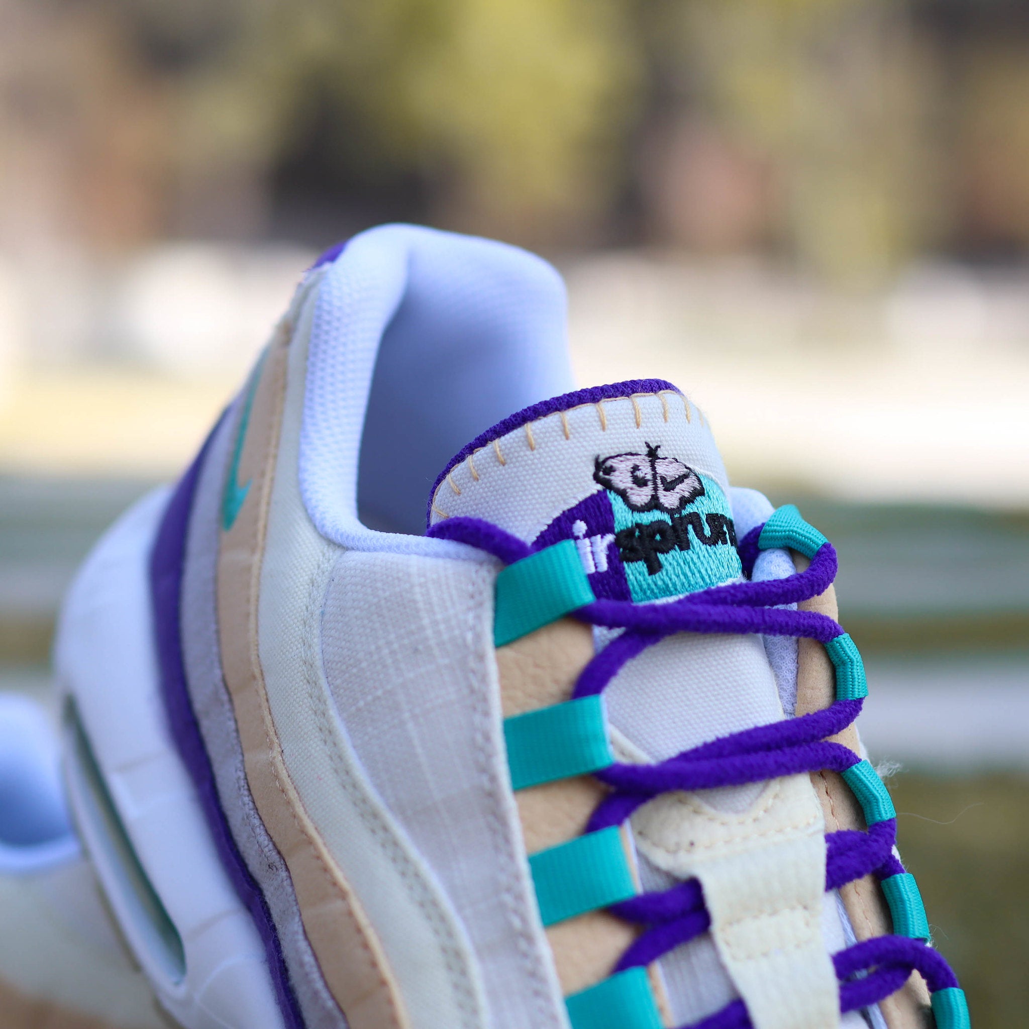 NIKE AIR MAX 95 AIR SPRUNG 95 SAIL PURPLE