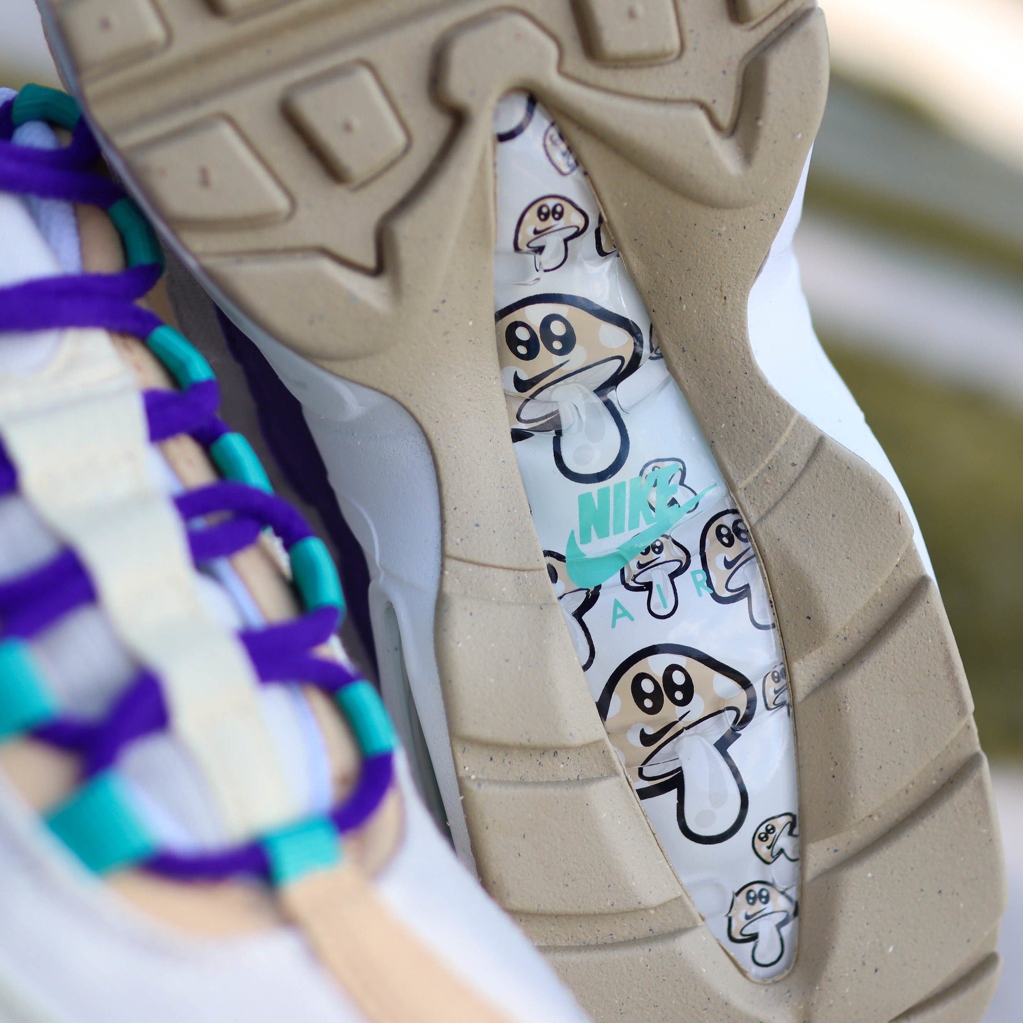 NIKE AIR MAX 95 AIR SPRUNG 95 SAIL PURPLE