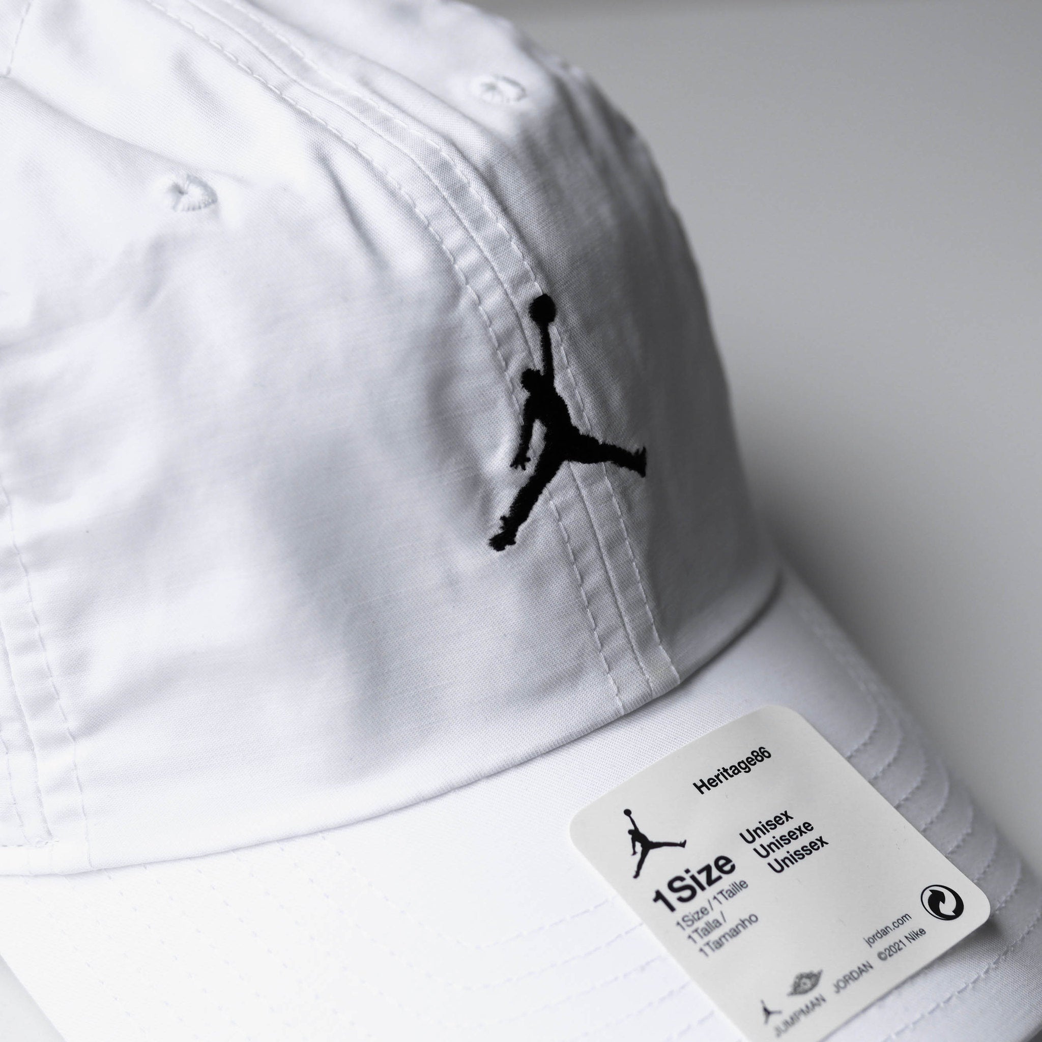 JORDAN CAP HERITAGE WHITE