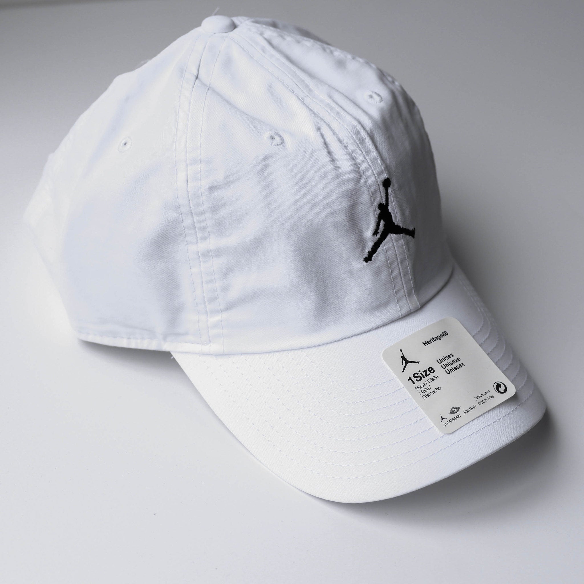 JORDAN CAP HERITAGE WHITE