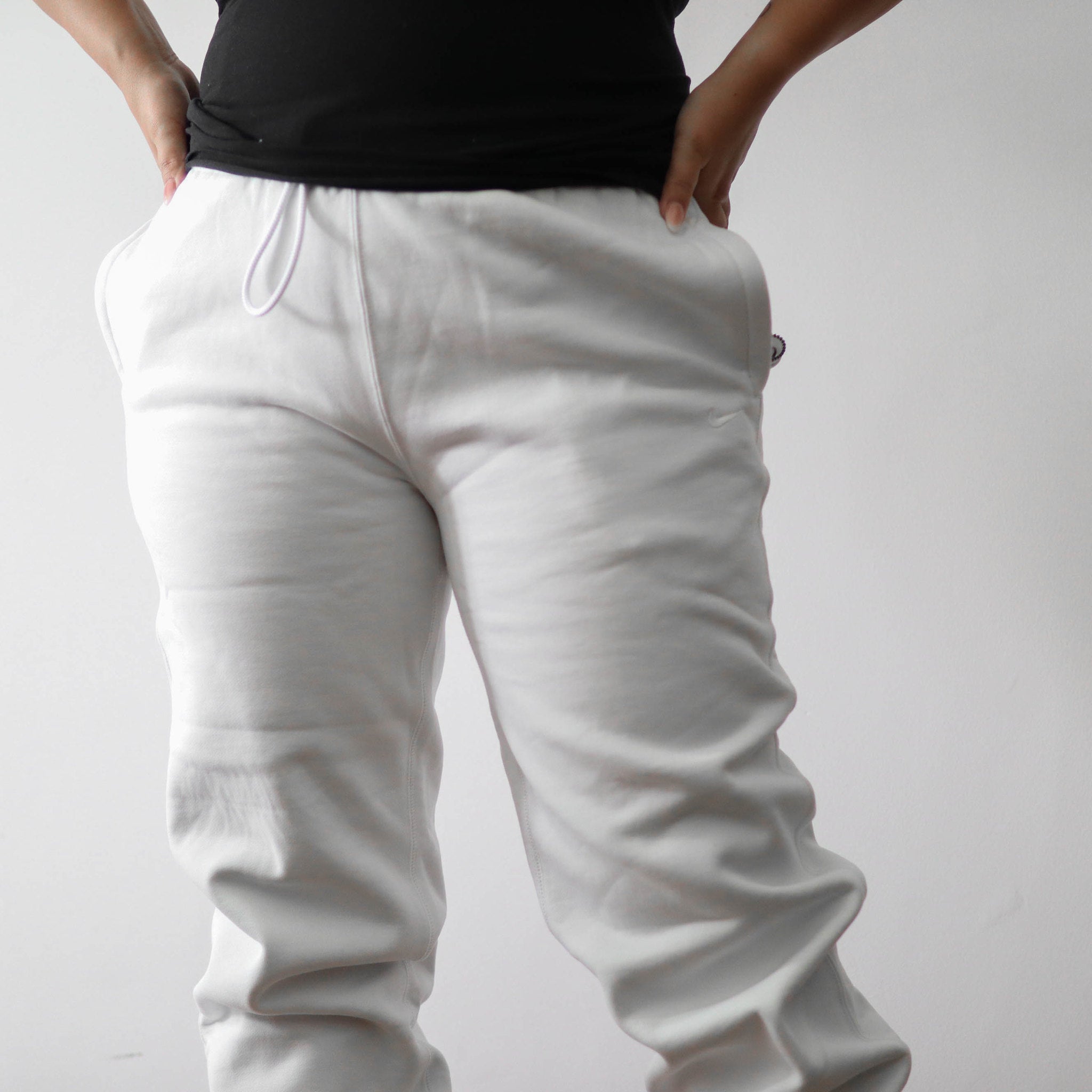 NIKE PANT SOLO SWOOSH WHITE W