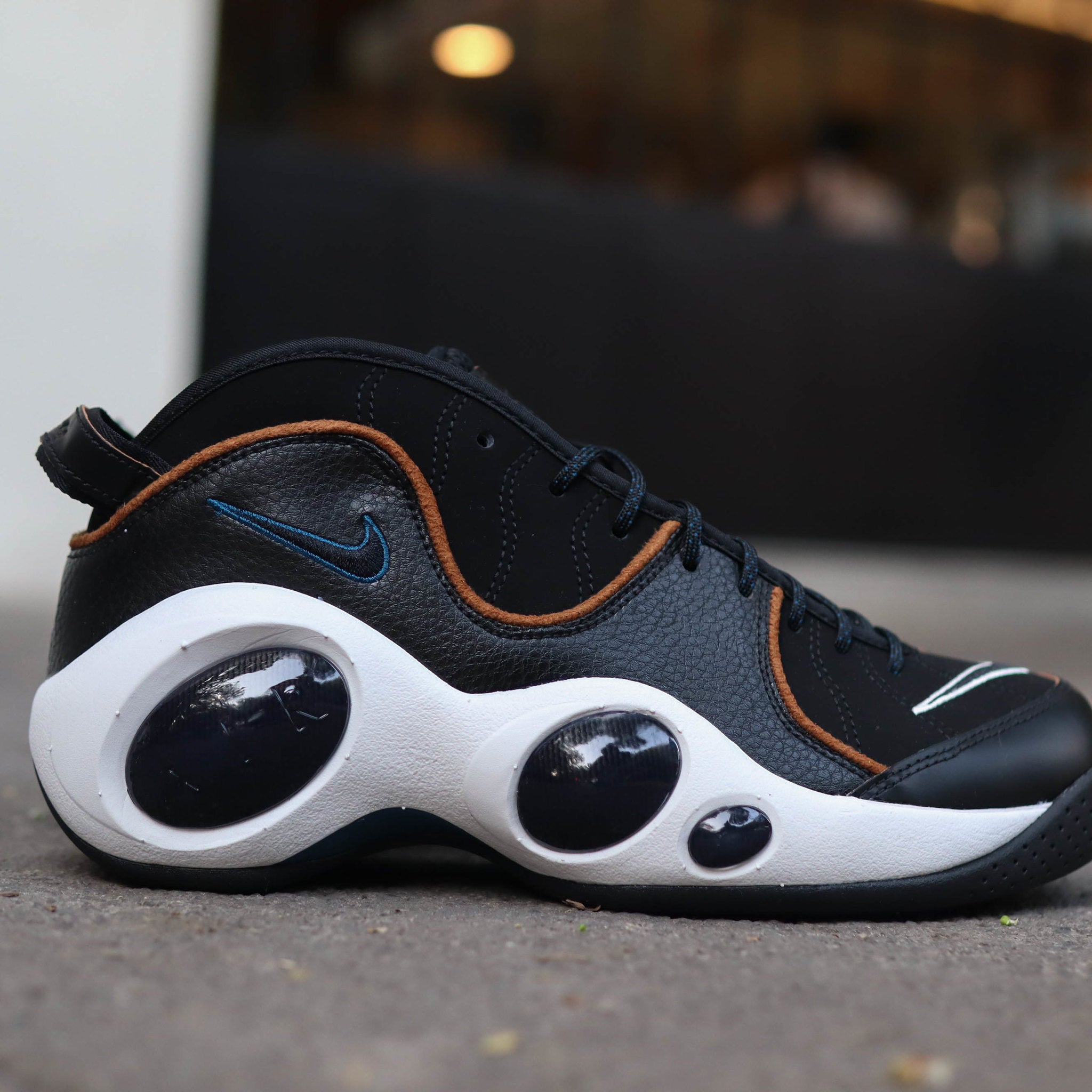 NIKE AIR ZOOM FLIGHT 95 BLACK VALERIAN BLUE