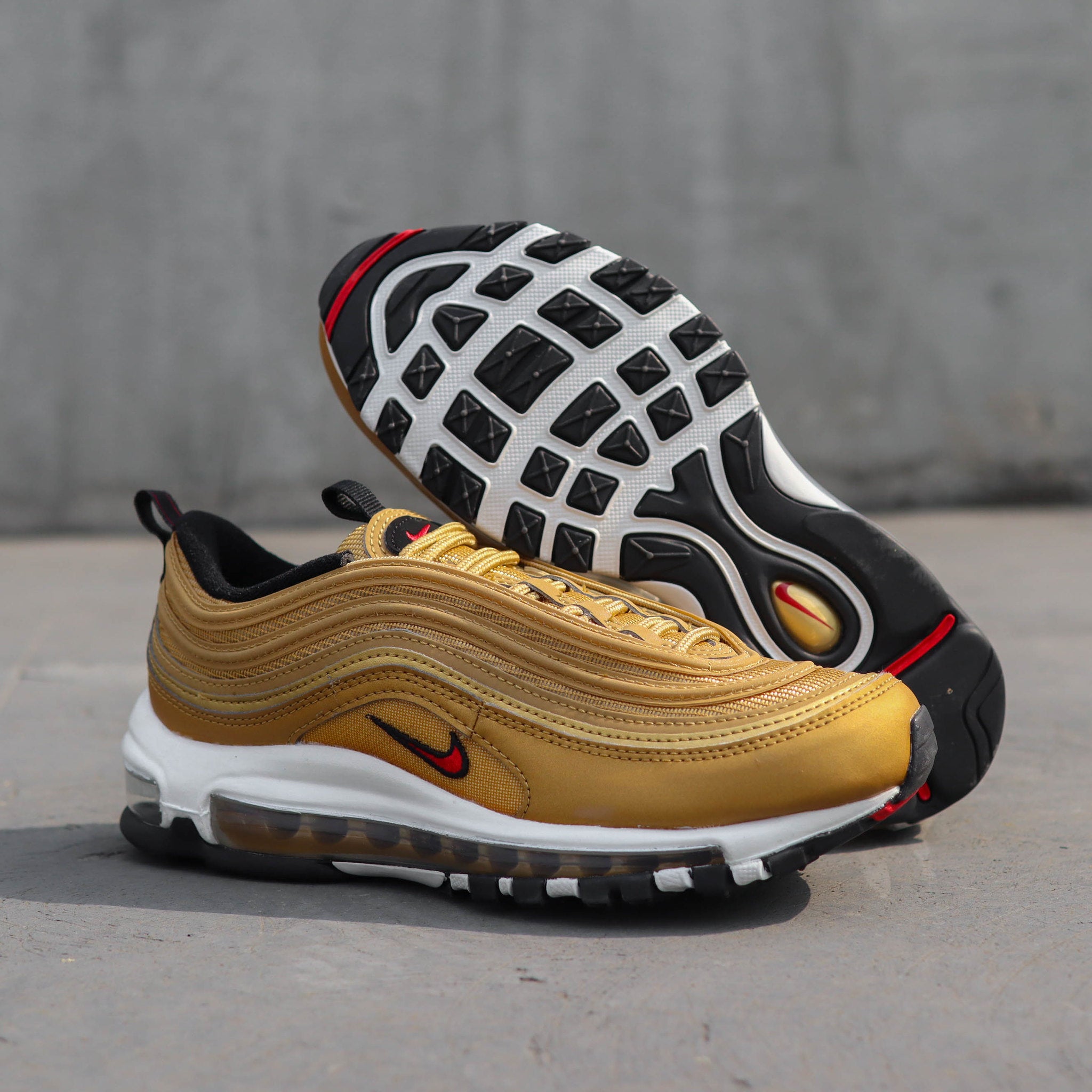 NIKE AIR MAX 97 GOLD BULLET GS