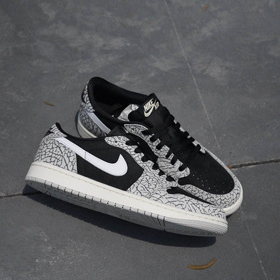 AIR JORDAN 1 LOW OG BLACK CEMENT