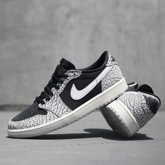 AIR JORDAN 1 LOW OG BLACK CEMENT