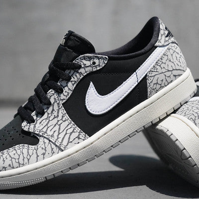 AIR JORDAN 1 LOW OG BLACK CEMENT