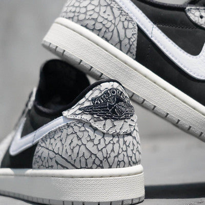 AIR JORDAN 1 LOW OG BLACK CEMENT