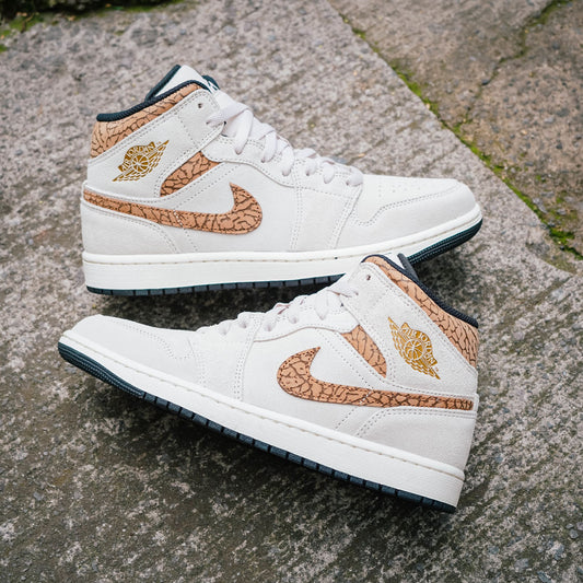 AIR JORDAN 1 MID ELEPHANT BROWN
