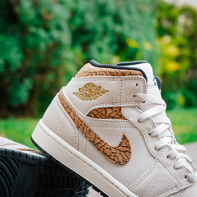 AIR JORDAN 1 MID ELEPHANT BROWN