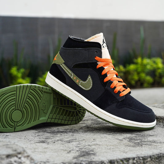 AIR JORDAN 1 MID CRAFT ANTHRACITE OLIVE