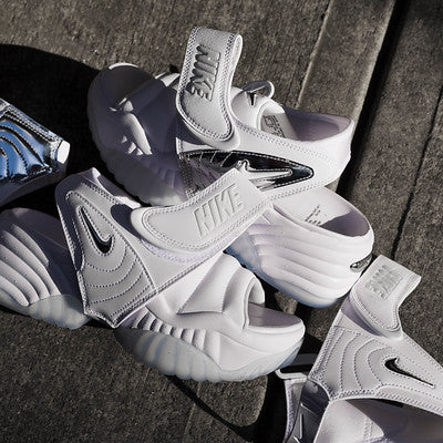 NIKE AIR ADJUST FORCE SANDAL WHITE METALLIC W