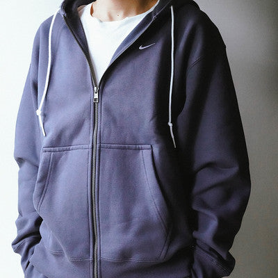 NIKE HOODIE SOLO SWOOSH FULL ZIP THUNDER BLUE