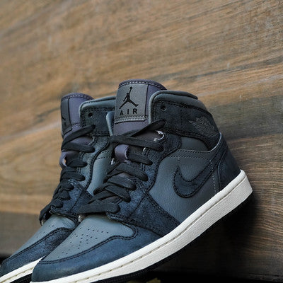 AIR JORDAN 1 MID DISTRESSED GREY W