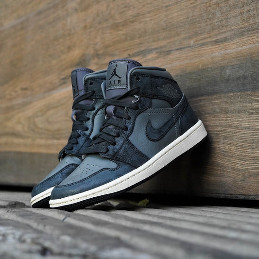 AIR JORDAN 1 MID DISTRESSED GREY W