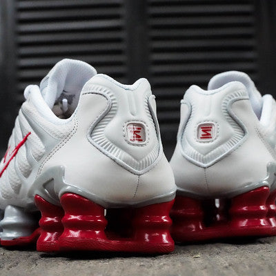 NIKE SHOX TL PLATINUM RED W