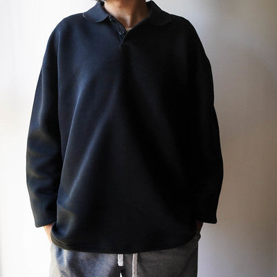 NIKE TECH FLEECE REIMAGINED POLO BLACK