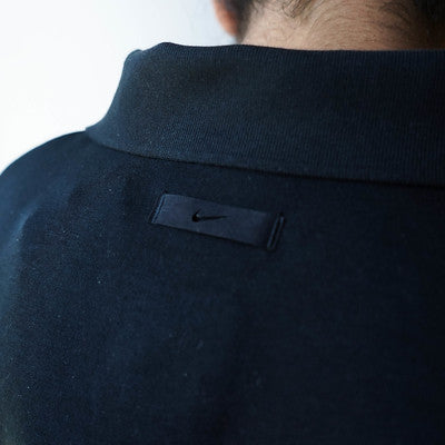 NIKE TECH FLEECE REIMAGINED POLO BLACK