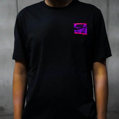 NIKE TEE AMD BLACK PURPLE