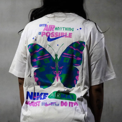 NIKE TEE AIR MAX BUTTERFLY WHITE