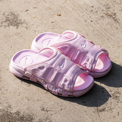 NIKE AIR MORE UPTEMPO SLIDE PINK