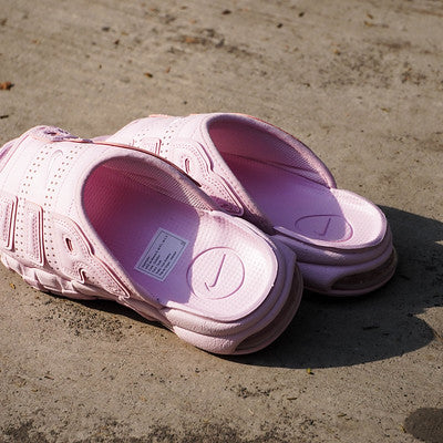 NIKE AIR MORE UPTEMPO SLIDE PINK