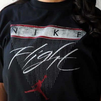 JORDAN TEE FLIGHT HERITAGE W BLACK