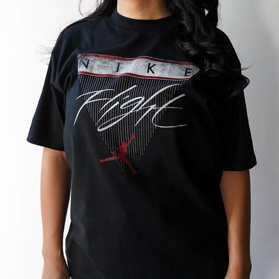 JORDAN TEE FLIGHT HERITAGE W BLACK