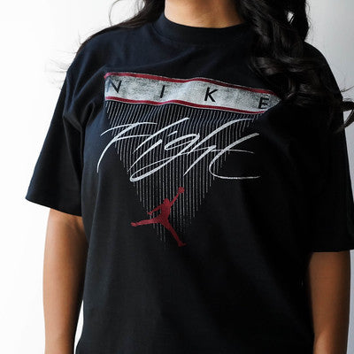 JORDAN TEE FLIGHT HERITAGE W BLACK