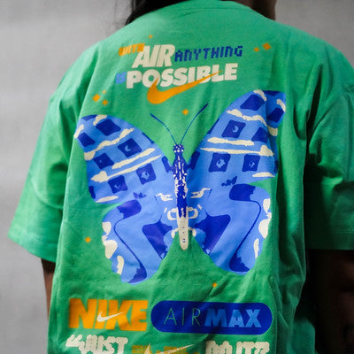 NIKE TEE AIR MAX BUTTERFLY GREEN