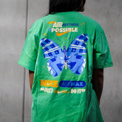 NIKE TEE AIR MAX BUTTERFLY GREEN