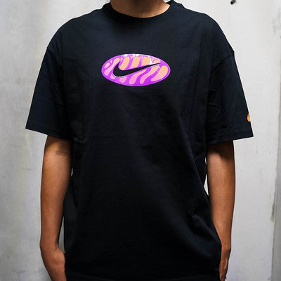 NIKE TEE AM90 LOG BLACK PURPLE