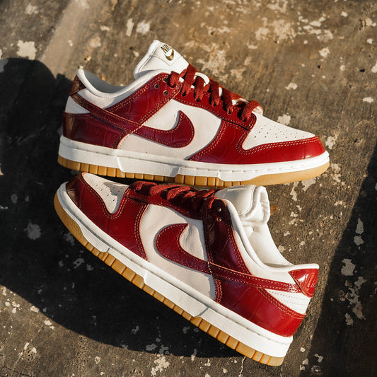 NIKE DUNK LOW RED CROC W