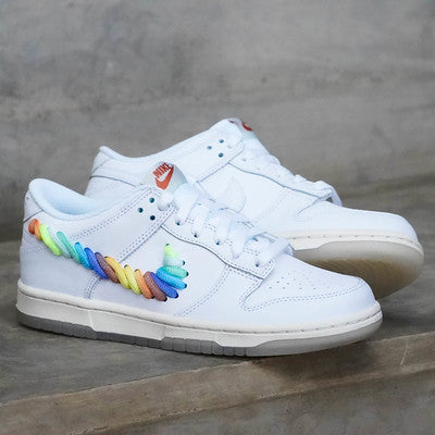 NIKE DUNK LOW RAINBOW SWOOSH PS