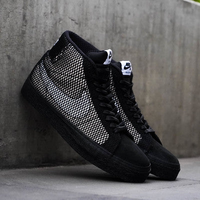 NIKE SB BLAZER MID WHITE BLACK RE