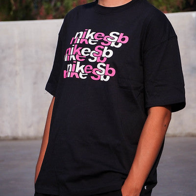 NIKE TEE SB SKATE BLACK LET COLOR