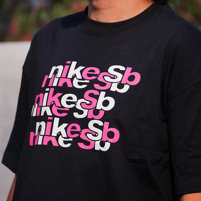 NIKE TEE SB SKATE BLACK LET COLOR